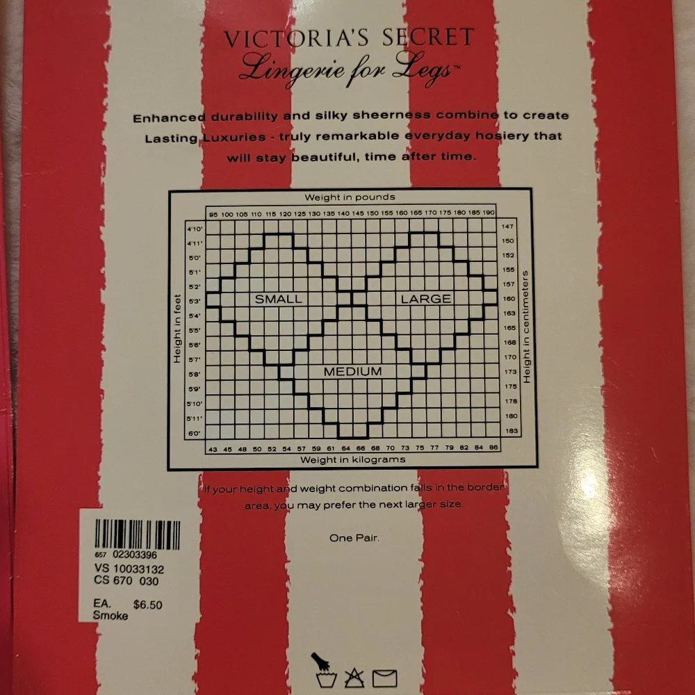 Victoria's Secret Lasting Luxuries Control Top Pantyhose Set of Two Size S New